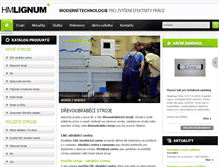Tablet Screenshot of hm-lignum.cz